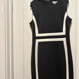 Calvn Klein scuba color block dress